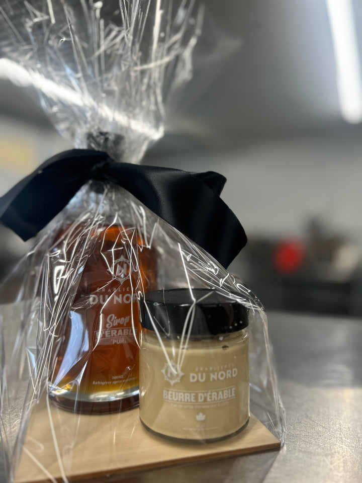 Emballage duo sirop et beurre d'érable